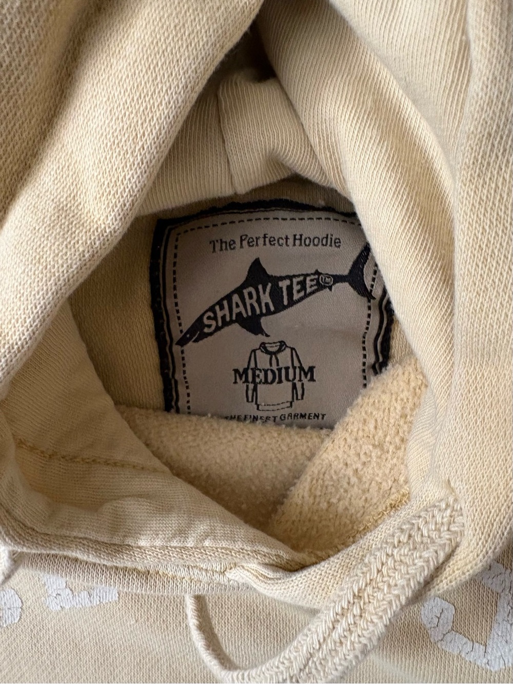 Shark Tee The Perfect Hoodie in pale yellow